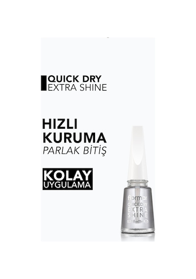 Flormar Tırnak Bakımı - Quick Dry Extra Shine Redesign 000 8690604560547 35000026