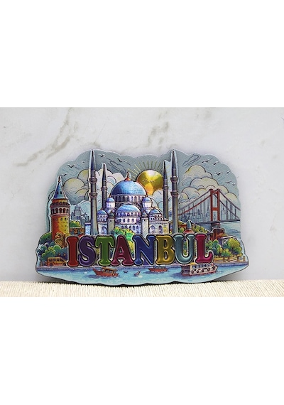 Kılıf Silikon İstanbul Temalı Magnet Alk4343