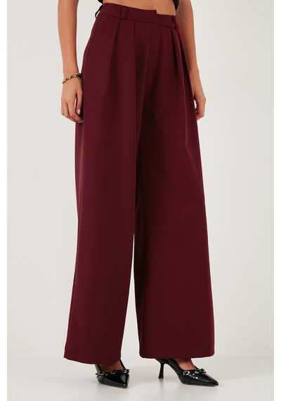 Lela Bayan Pantolon 6522016 Bordo Bordo