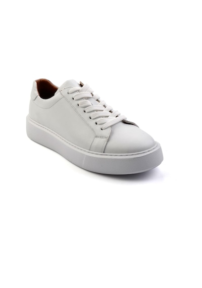 Bambi Beyaz Leather Erkek Sneaker E01079971043 Beyaz