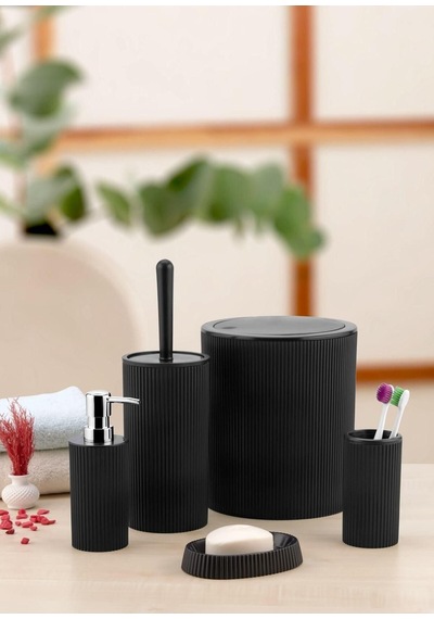 Dante 5 Parça Banyo Set Siyah siyah