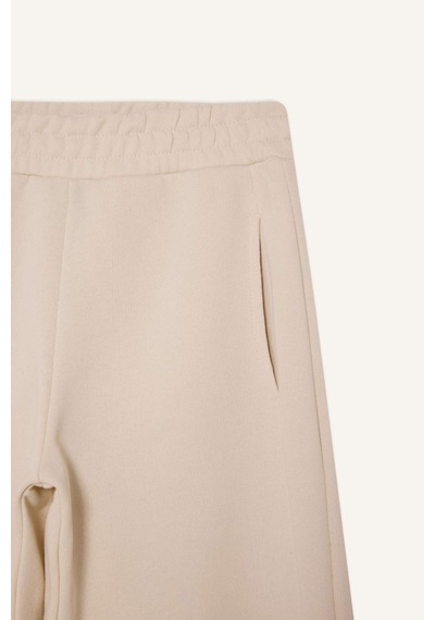 Defacto Kız Çocuk Wide Leg Eşofman Altı G0577a826sper117 Ekru-er117