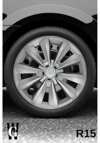 Renault Clio 4 15 İnç Jant Kapağı 4 Adet Gri G109