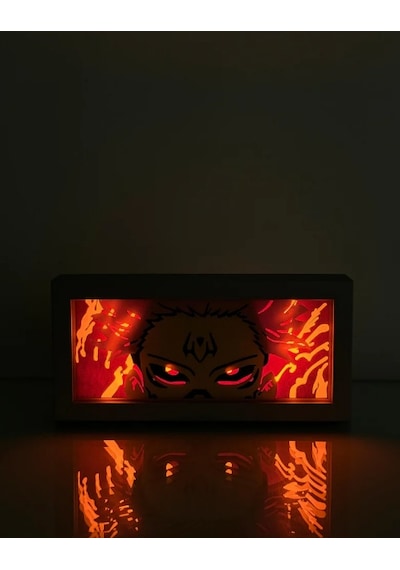 Jujutsu Kaisen 3d Led Aydınlatma - 16 X 26 Renkli