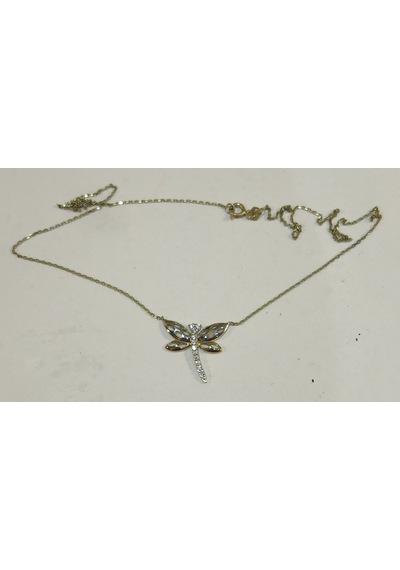 8 Ayar Altın Kolye-2.15 Gm-44 Cm-Zinciride Altındır