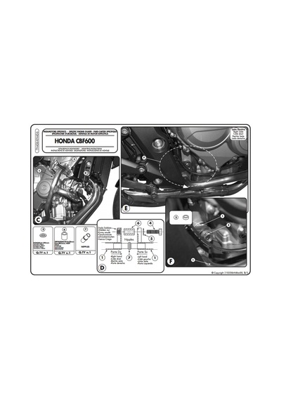 Kappa Kn456 Honda Cbf 600S - 600N 08-12 Koruma Demiri N11.482