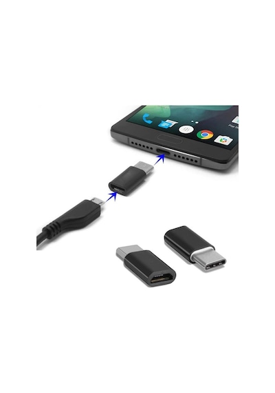 Micro Usb Type C Çevirici Type-C Dönüştürücü Note 7 LG Uyumlu G5 Huawei (533633433)
