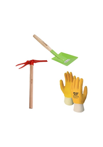 Eltos Dar Ağızlı Çatal Çapa. Mini Kürek Ve Beybi Eldiven Seti