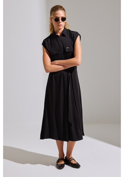 U.S. Polo Assn. U.s. Polo Assn. Kadın Siyah Elbise Dokuma 50324750-vr046