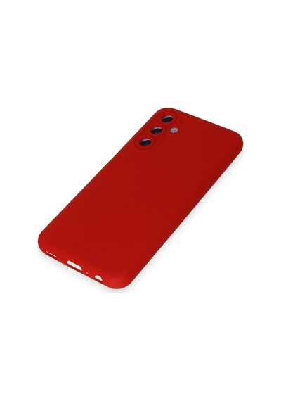 Samsung Galaxy M14 5g Kılıf Nano İçi Kadife Silikon - Kırmızı