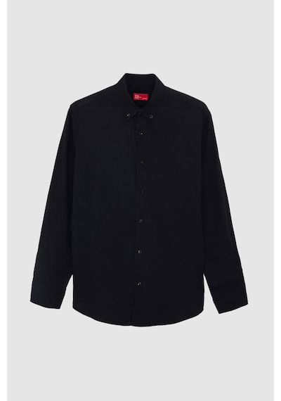 D'S Damat Ds Damat Comfort Siyah Düğmeli Yaka Rahat Kesim Keten Görünümlü %100 Pamuk Gömlek 2HC02ORT64265 Siyah D'S Damat Ds Damat Comfort Siyah Düğmeli Yaka Rahat Kesim Keten Görünümlü %100 Pamuk Gömlek 2HC02ORT64265 Siyah