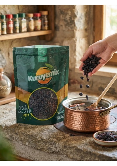 Birinci Sınıf Kuru Siyah Üzüm Çekirdeksiz - Doğal, Taptaze Ve Enerji Deposu 750g 750 G
