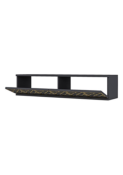 Tda1238ag - Arex120 Duvara Montaj Tv Stand, Tv Rafı, Tv Sehpası Antrasit - Gold 120cm Tda1238ag - Arex120 Duvara Montaj Tv Stand, Tv Rafı, Tv Sehpası Antrasit - Gold 120cm