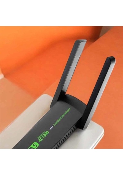 Ultratekno Dual Band Usb 3.0 Wifi Adaptör Çift Antenli 1200 Mbps Kablosuz Ağ Alıcısı