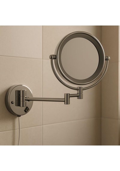Tr Arkitekta A44010 Makyaj Tıraş Aynası, Ledli, Krom Genel