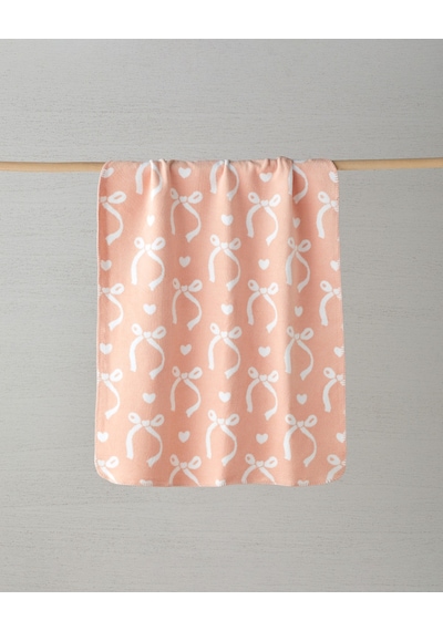 English Home Love Bow Pamuklu Bebe Battaniye 100x120 Cm Somon Somon