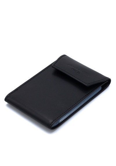 Pierre Cardin Unisex Deri Kartlık 0177 siyah