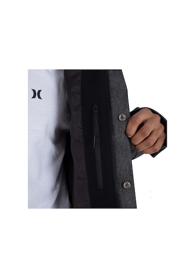 Hurley Hurley Denim Slope Erkek Ceket Blk Siyah
