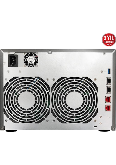 Asustor 8diskli Atom Qc-40gb Ram-2-10gbe Nas Server As6508t 44385
