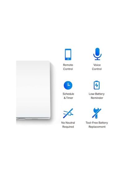 Smart Light Switch 1 Gang 1 Way Tdrtr