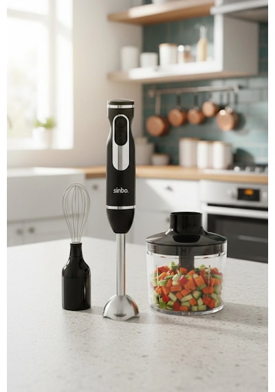 Sinbo SHB-7529 Çok Fonksiyonlu El Blender Seti