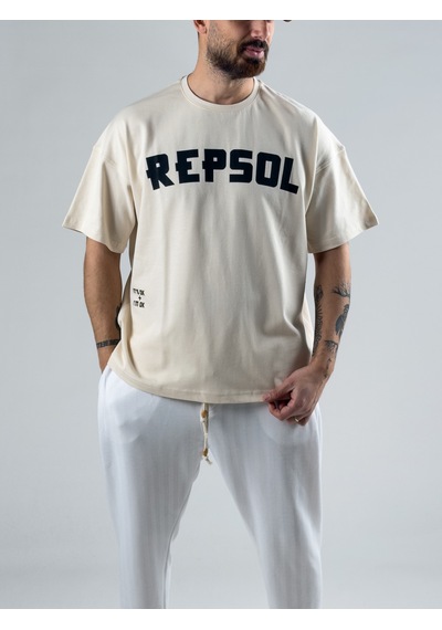 Cocopelli Bej Repsol Erkek T-shirt Coc3008