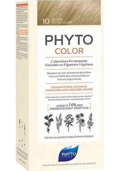 Phyto Phytocolor Bitkisel Saç Boyası 10 - Çok Açık Sarı Yeni Form