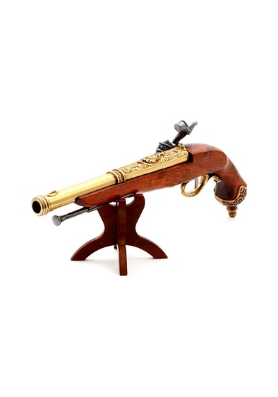 Denix Dekoratif Perküsyon Tabanca 38 Cm, Brescia İtalya 1825