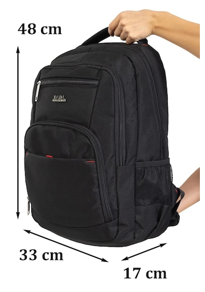 Çantachım Laptop Sırt Çantası 15,6" İnç Tablet Usb Bölmeli Siyah