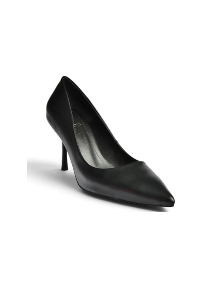 Fox Shoes Z676050009 Siyah İnce Topuklu Kadın Stiletto Ayakkabı