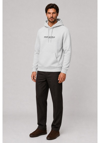 Redline Consume Erkek Regular Fit Kapüşonlu Sweatshirt Gri