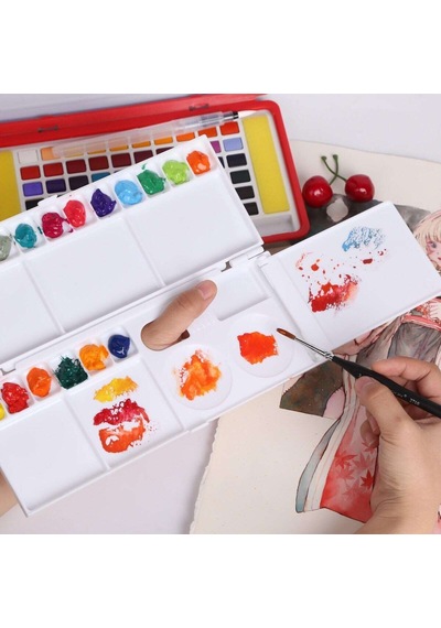 Hobi Market Art Çok Fonksiyonlu Plastik Palet 10x21 Cm.