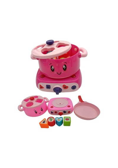 Sıla Bebek İle Pilli Işıklı Ve Sesli 8 Parça Sevimli Mutfak Seti- Pembe 83447896