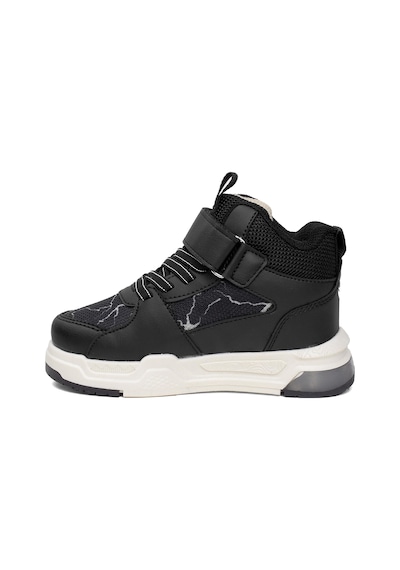 Elit Ascnk042 Patik Erkek Çocuk Hi Sneaker Siyah