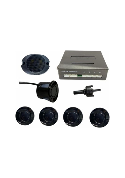 Mfk Park Sensörü Sesli Buzzerlı Bibbib Ikazlı 4 Gözlü Siyah 18Mm