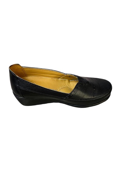 Fastbrandshoes Kadın İçi Dışı Deri Ayakkabı Siyah - 661461652 Siyah