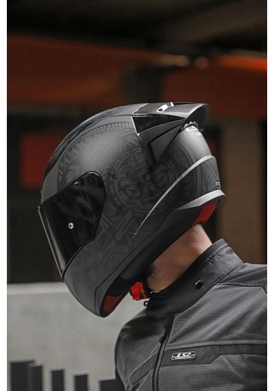 Rapıd 2 Race Takaroa Mat Siyah Kask Siyah