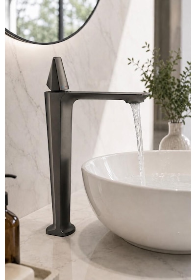 Vıta Uzun Lavabo Bataryası Mat Füme