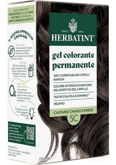 Herbatint Permanent Saç Boyası 170 Ml 5c Açık Küllü Kestane
