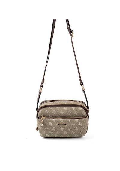 Silver Polo Sp1162 Kadın Çapraz Çanta Monogram Y.yeşil-kahve