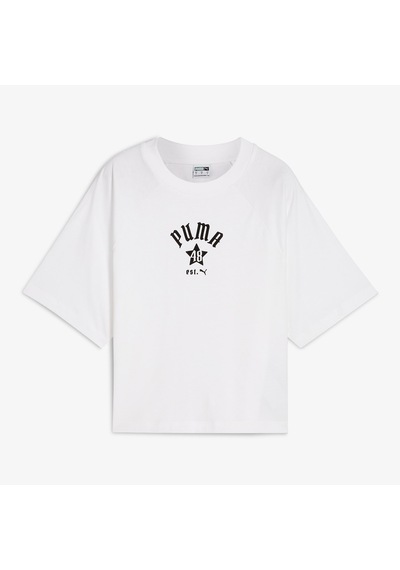 Puma Classıcs Relaxed Kadın Beyaz T-shirt