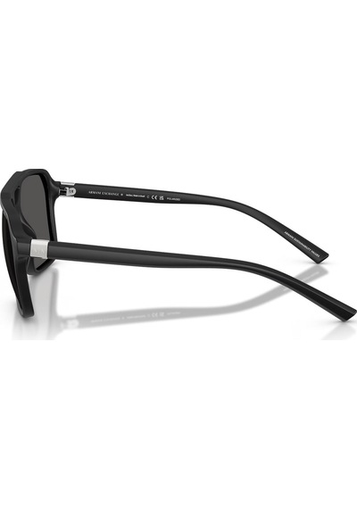 Armani Exchange Aex 4166su 807887 57 Erkek Pilot Siyah Kemik Güneş Gözlüğü