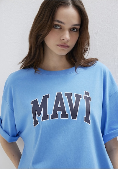 Mavi - Mavi Logo Baskılı Mavi Tişört 1600843-91478 Mavi Mavi - Mavi Logo Baskılı Mavi Tişört 1600843-91478 Mavi