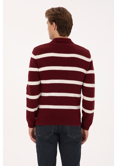 U.s. Polo Assn. Erkek Bordo Kazak /triko 50315036-vr014 Bordo