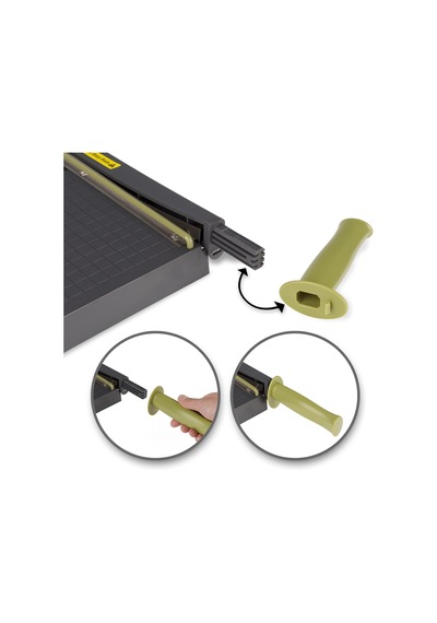 Guillotine Kağıt Traş Makinesi, Klasik Kesim Lite, 30,5 Cm Uzunluk, 10 Yaprak Kapasite 9312 30,5 Cm Diğer