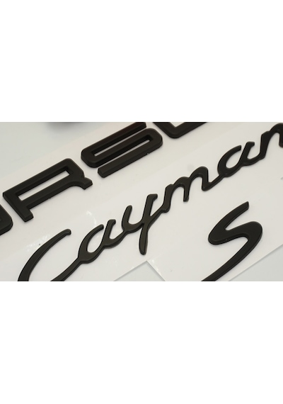 Porsche Cayman S Bagaj 3M 3D Abs Yazı Logo Amblem Seti (549184605)