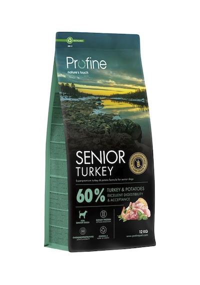 Profine Gluten Free Senior Glutensiz Hindi Etli Yaşlı Köpek Maması 12 KG