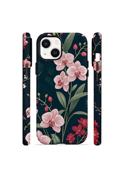 Velvoria Valestra Gece Orkide Apple iPhone Uyumlu 15 Darbe Korumalı Kılıf Valestra Select - Gece Orkide