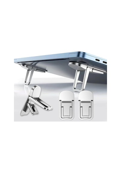 3b Trend 2 Kademeli Yükseklik Ayarlı Laptop Standı Gri Renk - Ergonomik Tasarım