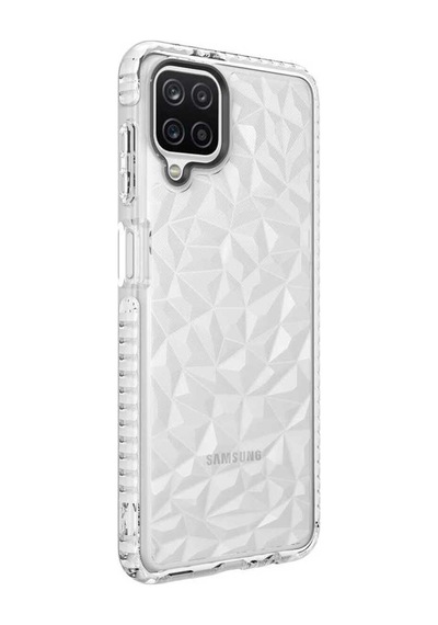 Galaxy A12 Kılıf Zore Buzz Kapak Beyaz